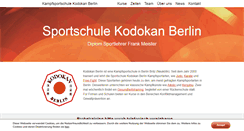 Desktop Screenshot of kodokan-berlin.de